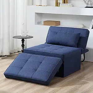 Sofa Bed 4 In 1 Folding Ottoman With Adjustable Backrest