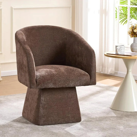 Hign-concerned Swivel Vanity Armchair Upholstered Makeup Chair