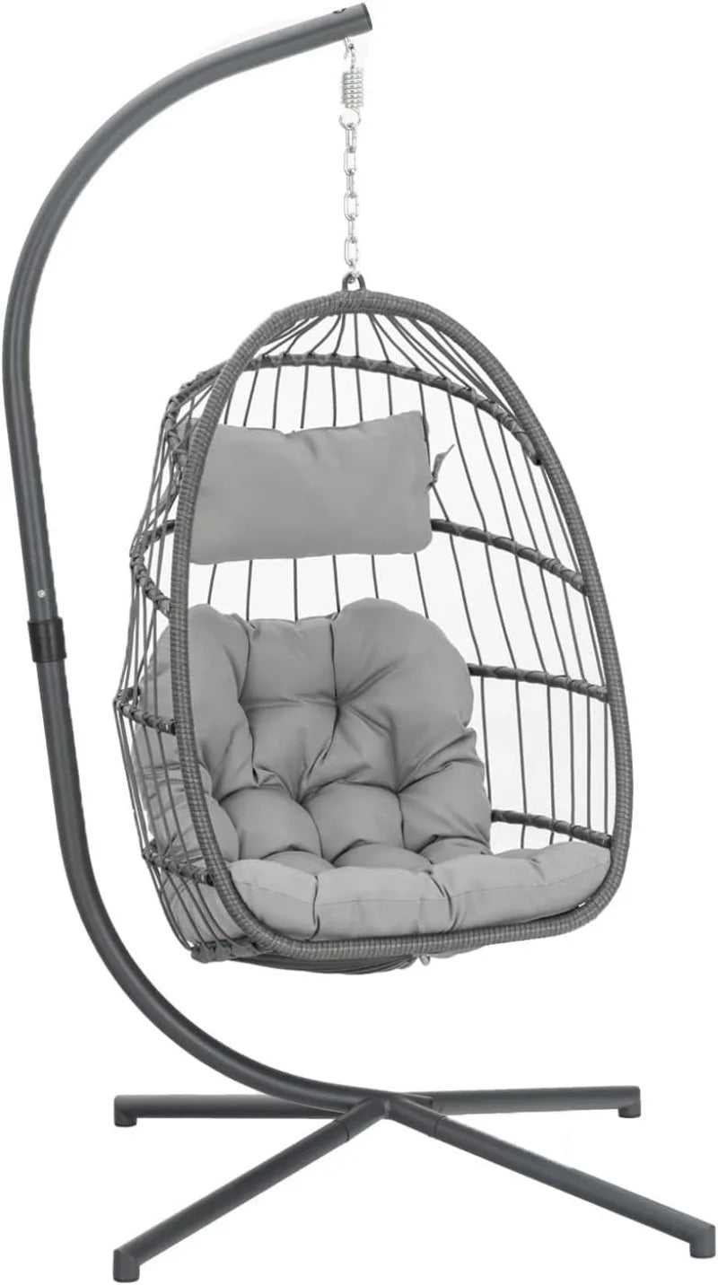 Hign-concerned Egg Swing Chair Stand Rattan Wicker Indoor
