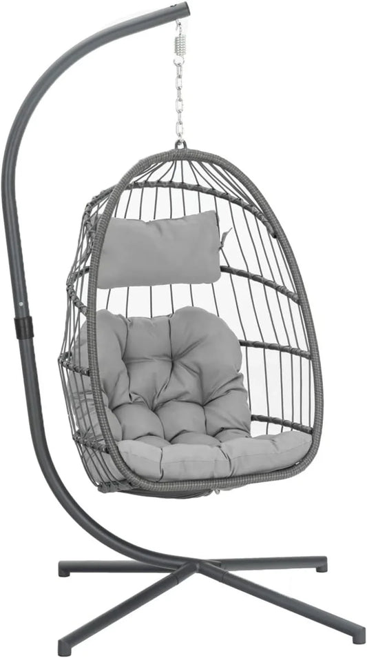 Hign-concerned Egg Swing Chair Stand Rattan Wicker Indoor