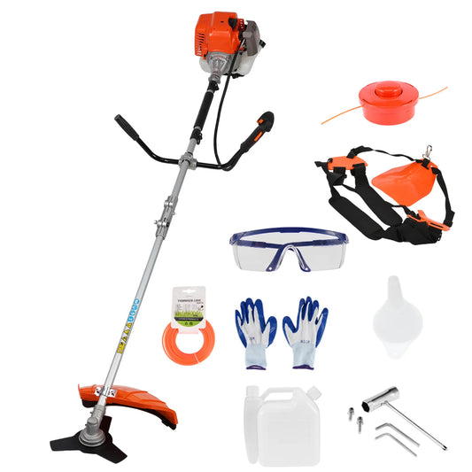Gas String Trimmer 52cc Weed Wacker 2 in 1 Cordless Hedge Trimmer Brush Cutter