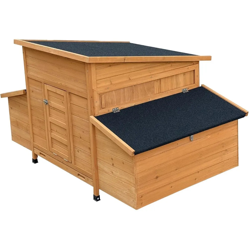 XMSJ WeatherproofAllSeasonVentilated Outdoor Chicken Coop HenHouse NestingBoxes