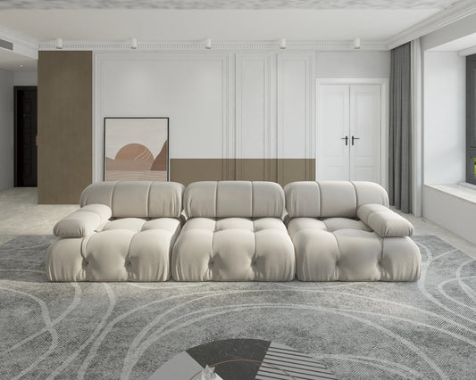 Sdorens Modern Velvet Modular Sectional Sofa Set Living Room