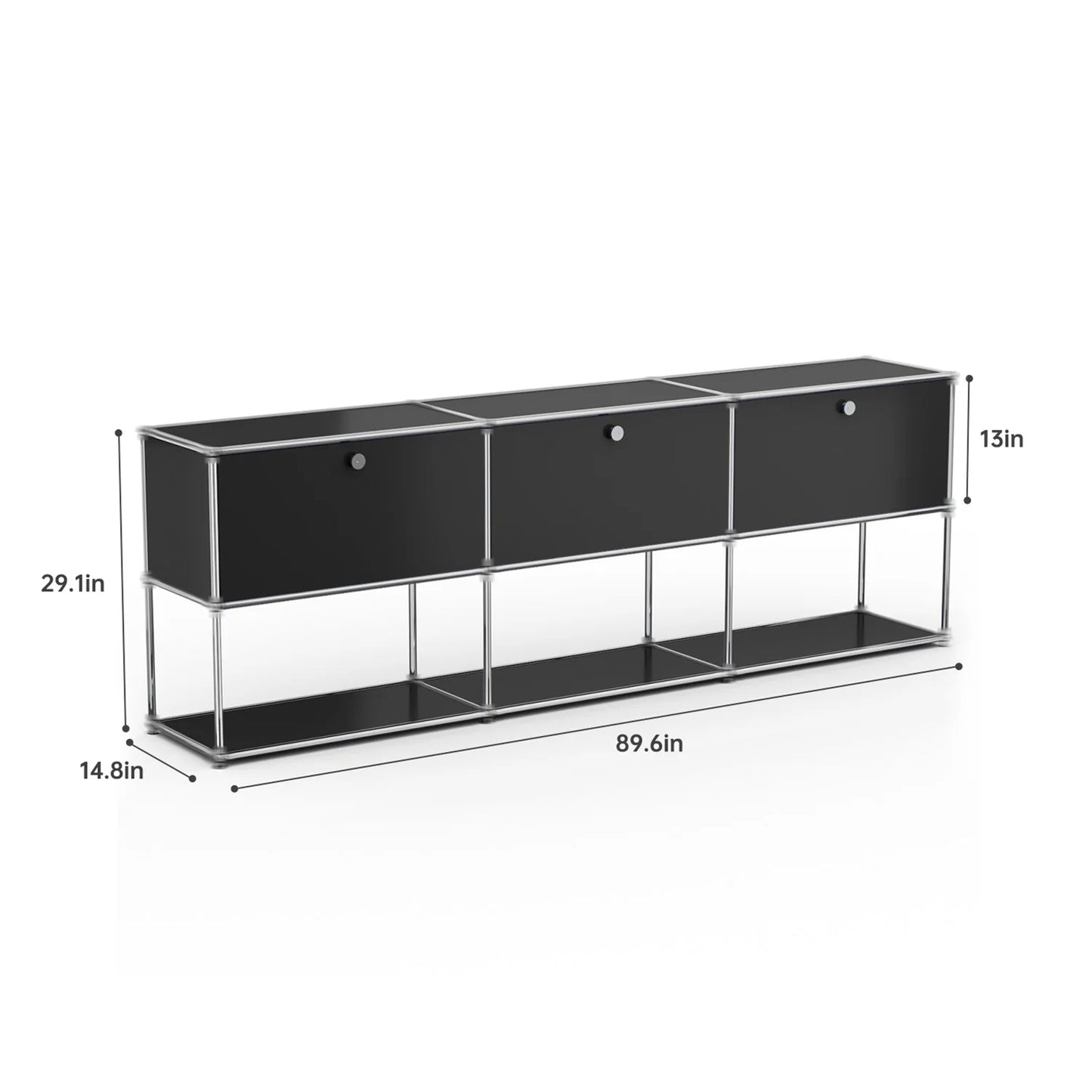 Stainless Steel Storage Cabinet For Living Room And Office