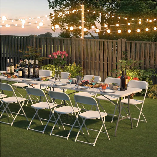 Hign-concerned Folding Chairs 20 Pack Portable Event Chairs