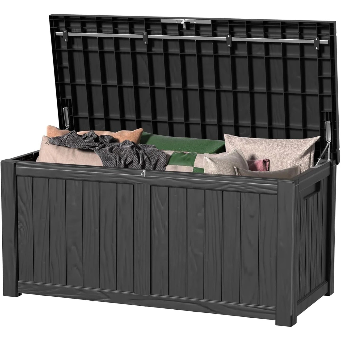 Waterproof Outdoor Resin Storage Box Lockable Patio Garden