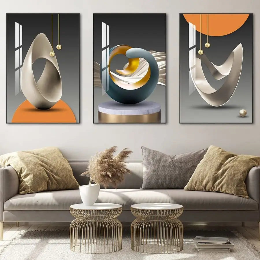 Abstract Modern Wall Art Print Framed Home Decor Gallery