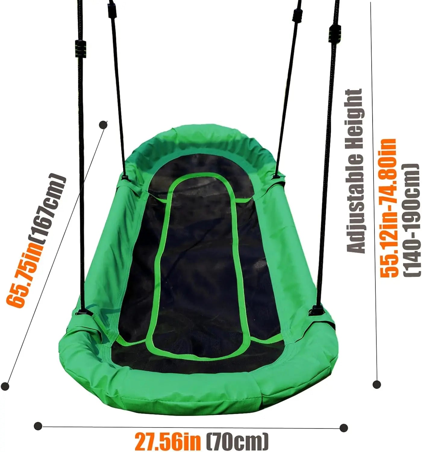 Platform Boat Swing Hammock Lounger For Outdoor Living Spaces