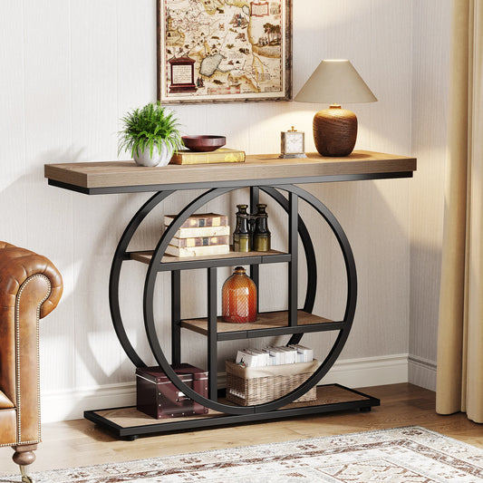 Tribesigns Console Table 4 Tier Entryway Sofa Table