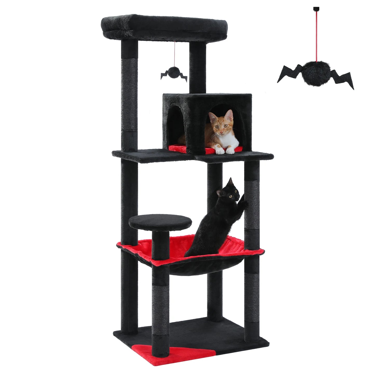 PAWZ Road Gothic Cat Tree Indoor Cat Tower Hammock Deluxe