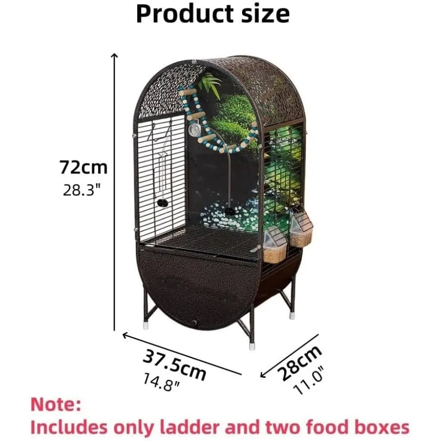 DomeTop IndustrialGrade WeatherResistant WroughtIron ParrotCage AviaryEnclosure CNGuangdong IndoorPremiumModel