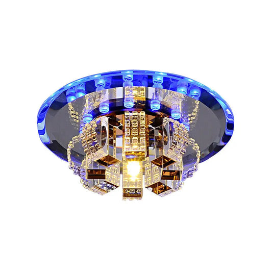 Modern K9 Crystal Led Ceiling Lamp Chandelier Pendant Light
