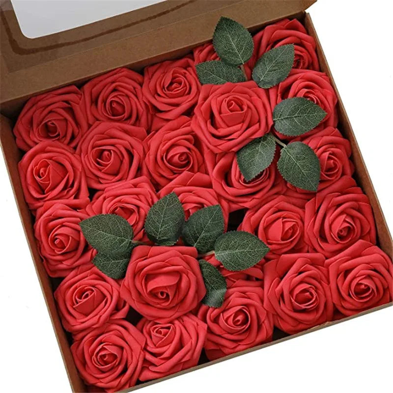 Artificial Foam Rose Flowers for Weddings Bouquets and Centerpieces