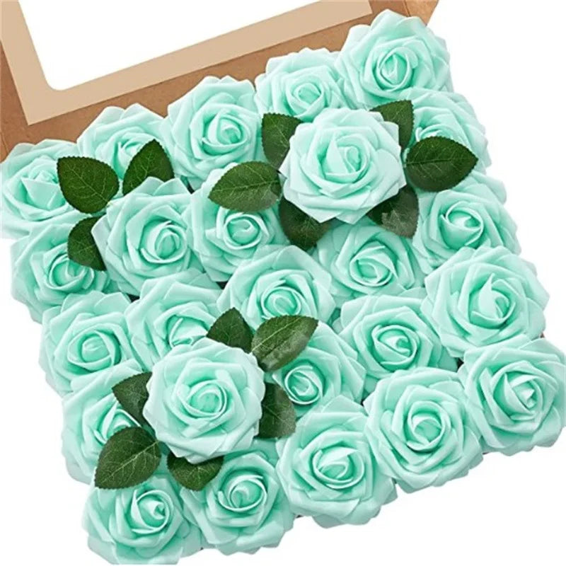 Artificial Foam Rose Flowers for Weddings Bouquets and Centerpieces