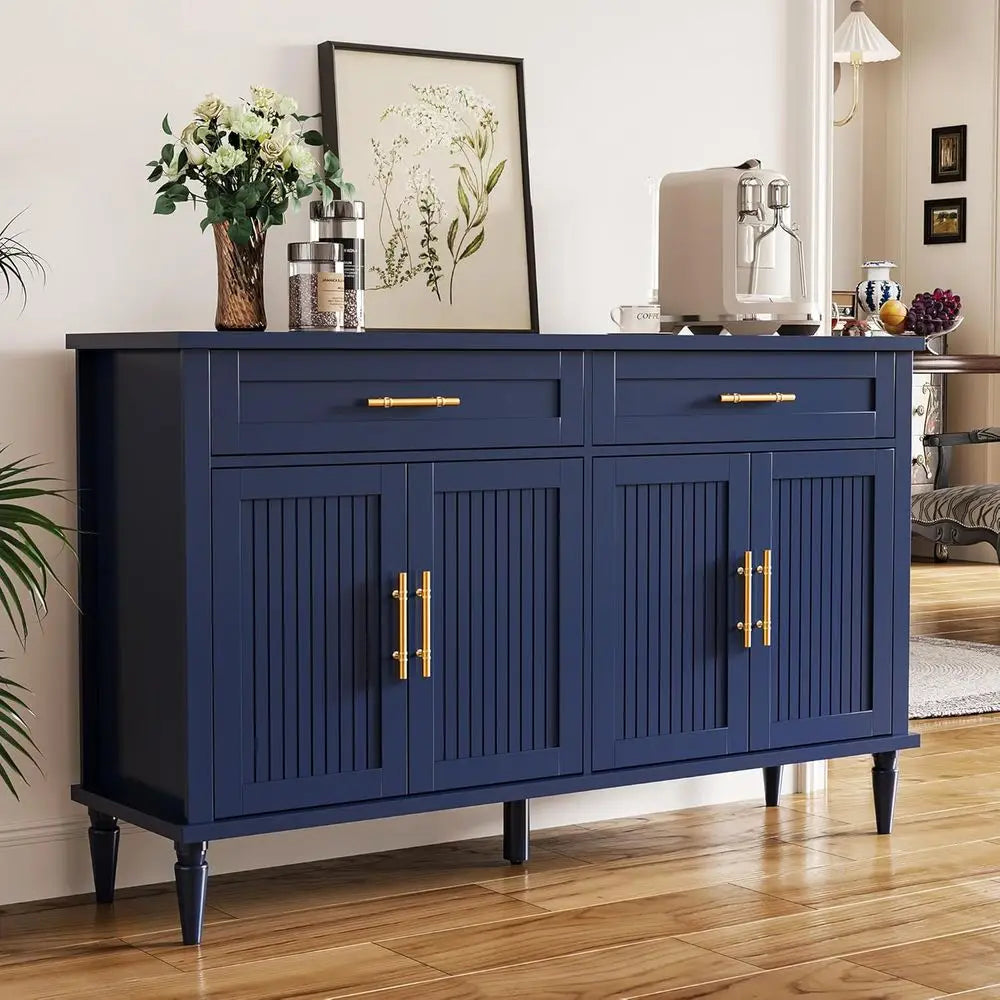 Sideboard Buffet Cabinet With Storage and Adjustable Shelves