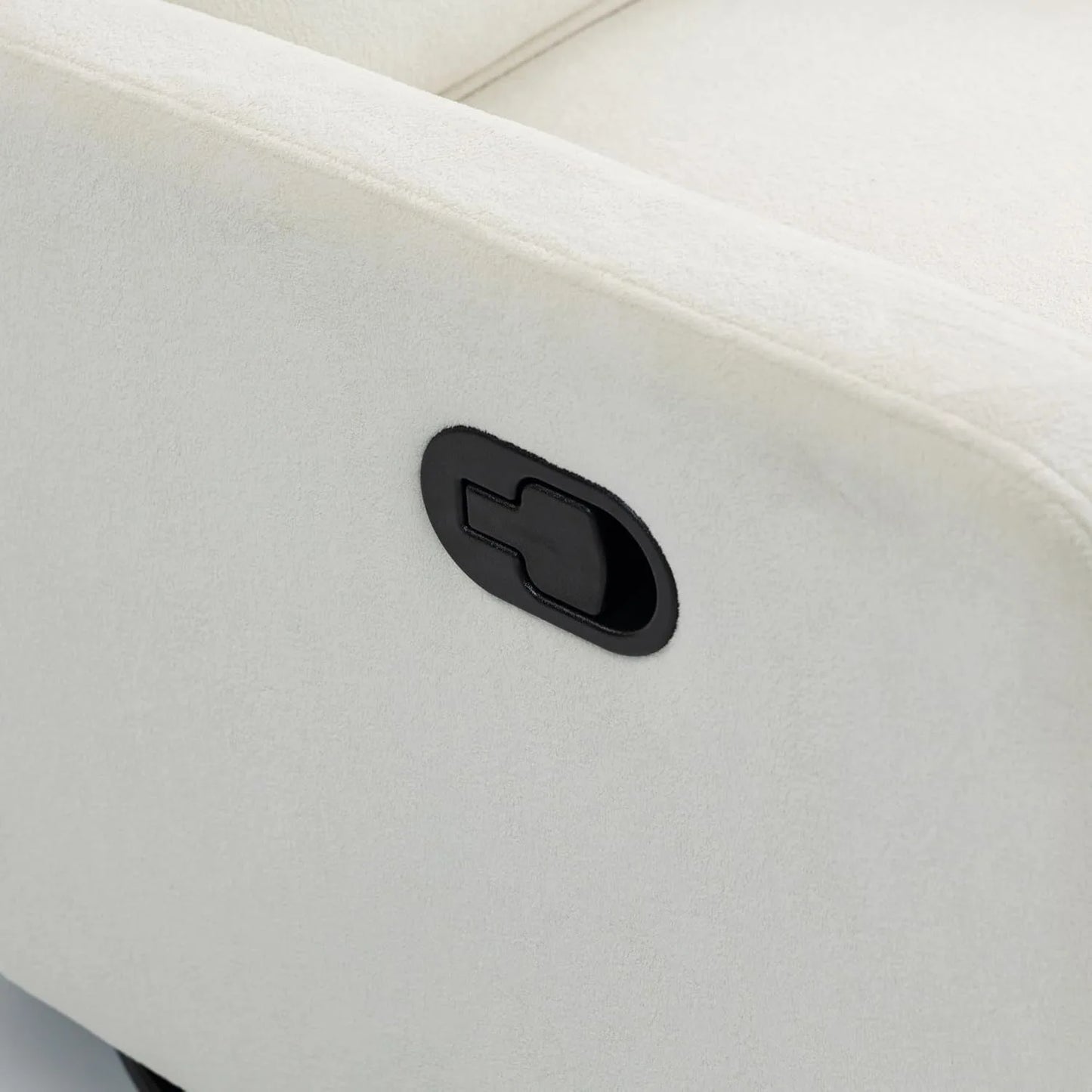 XIUWO 360 Degree Swivel Glider Chair High Back Recliner