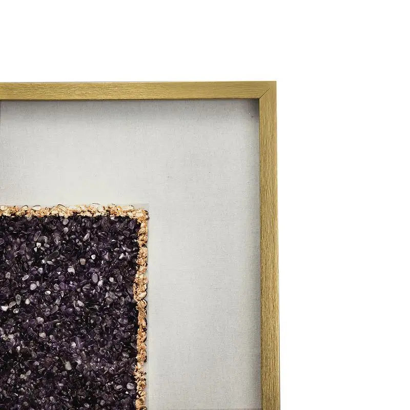 Premium Paper Shadow Box Wall Decor Crystal Accent