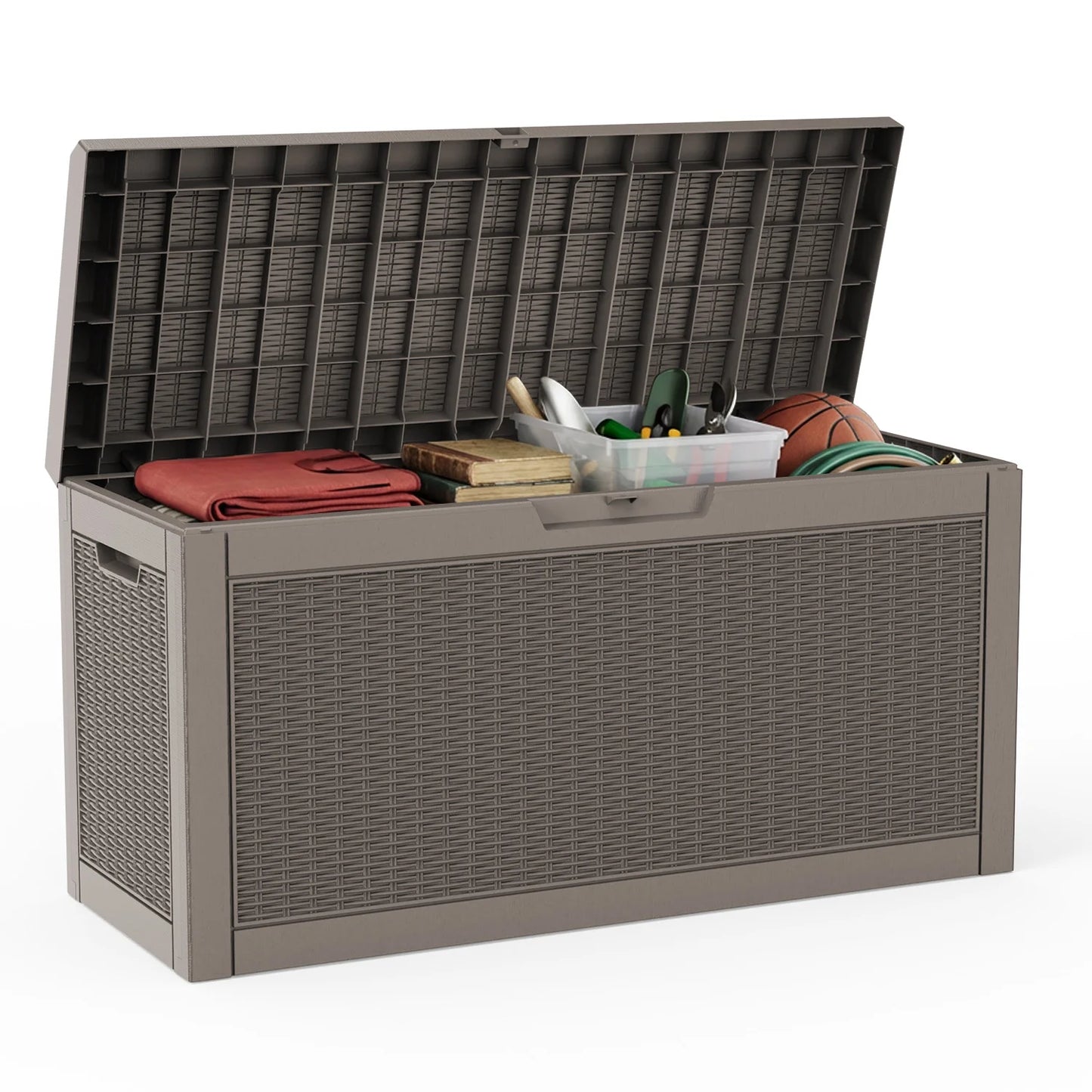 Waterproof Outdoor Resin Storage Box For Patio Furniture