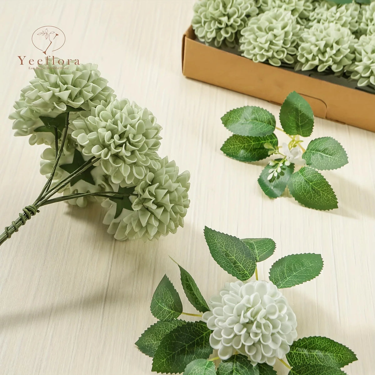 EVA Artificial Hydrangea Flowers for Wedding and Home Decor