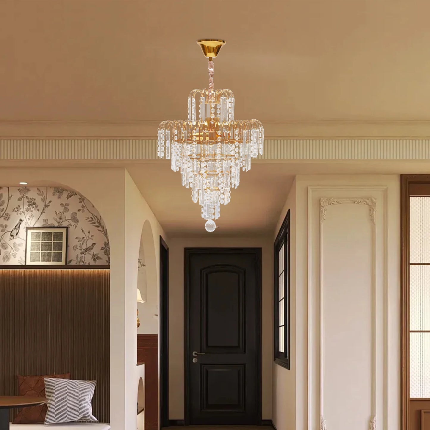 Luxury Crystal Chandelier Ceiling Light Pendant Fixture