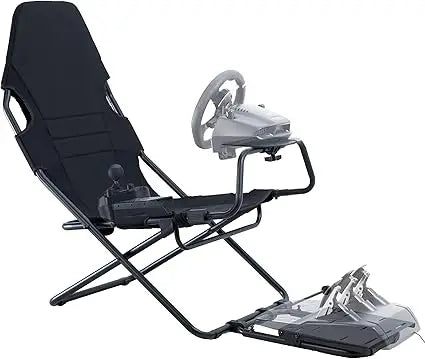 RBXCH Foldable Racing Simulator Cockpit Seat Wheel Stand