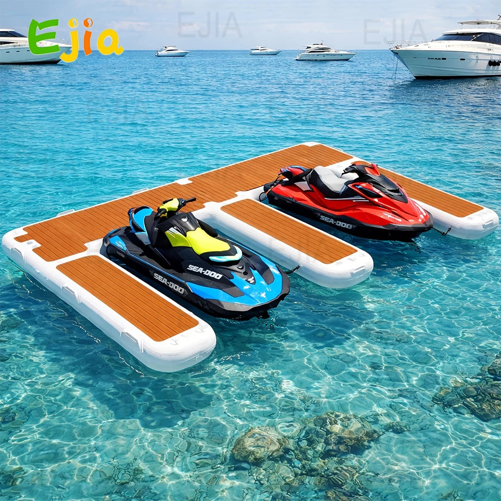Ejia EVA Non Slip Inflatable Dock Platform Water Fun