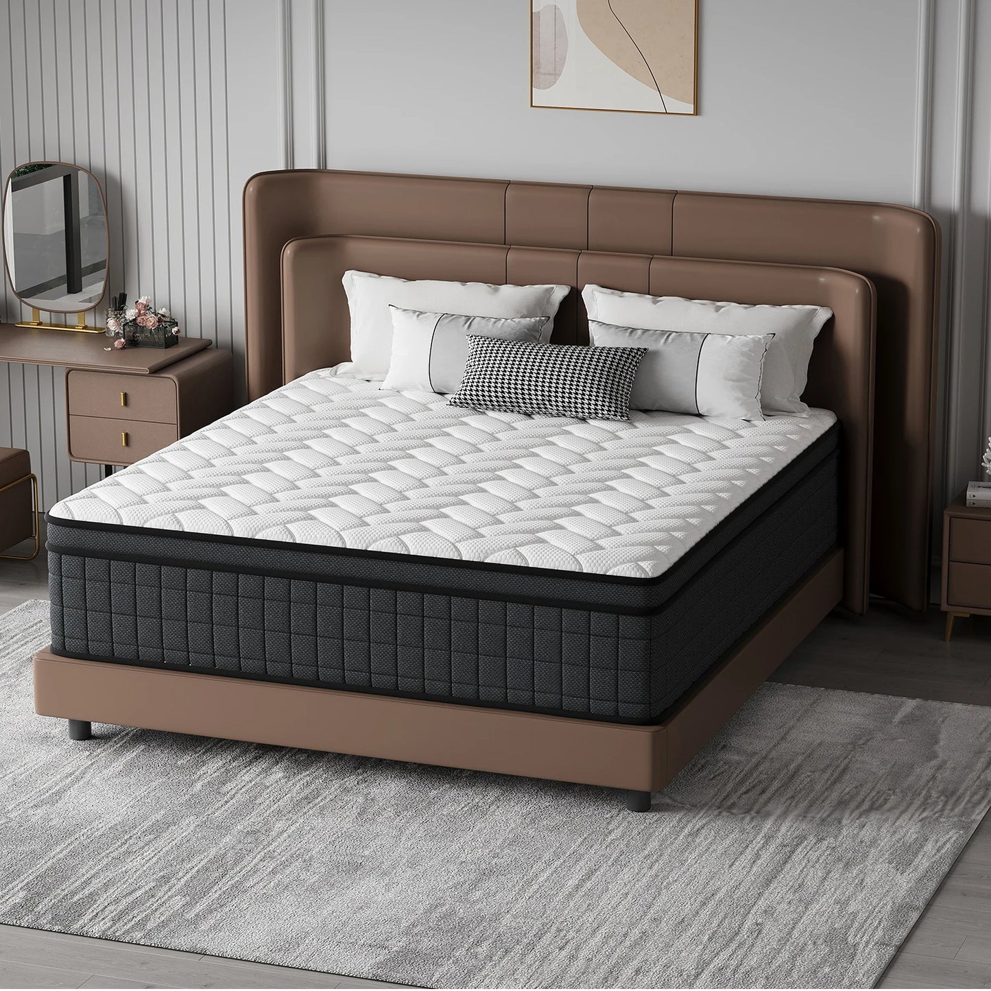 Hybrid Pocket Spring Memory Foam Mattress In A Box