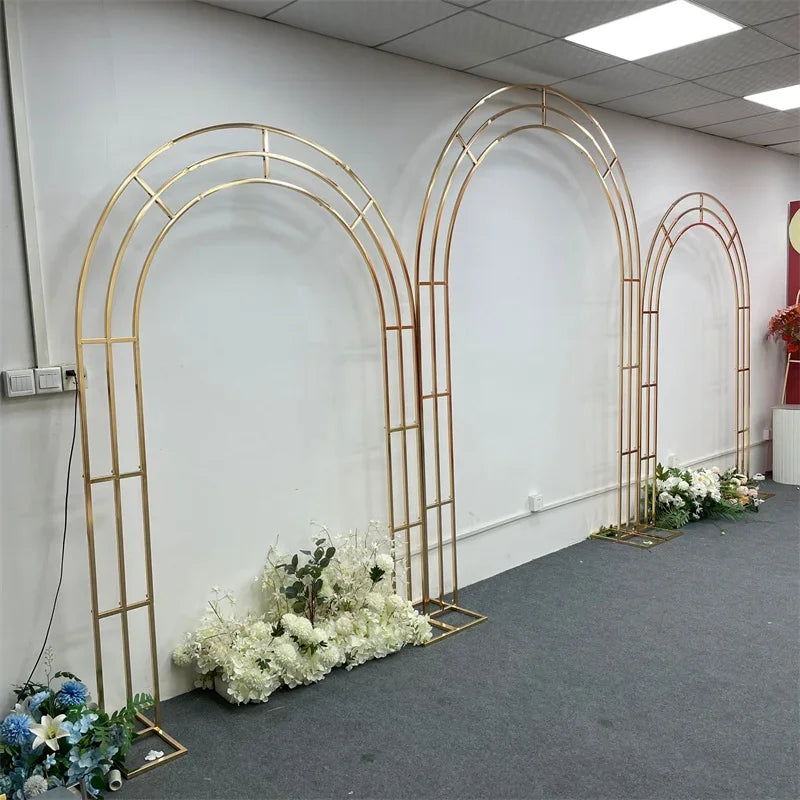 Stainless Steel Wedding Arch Stand Balloon Backdrop