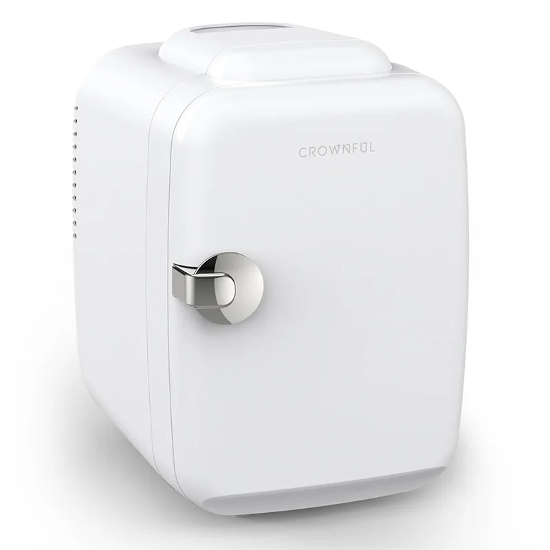Crownful Portable Mini Fridge For Beauty Makeup And Skincare
