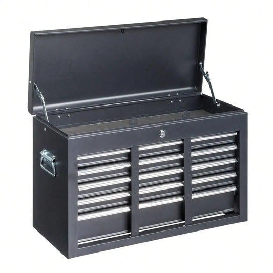 5 Drawer Metal Tool Chest Storage Cabinet with Lock and Keys for Organizing Tools