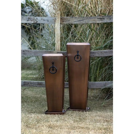 Hign-concerned Patio Planter Set With Tray For Garden
