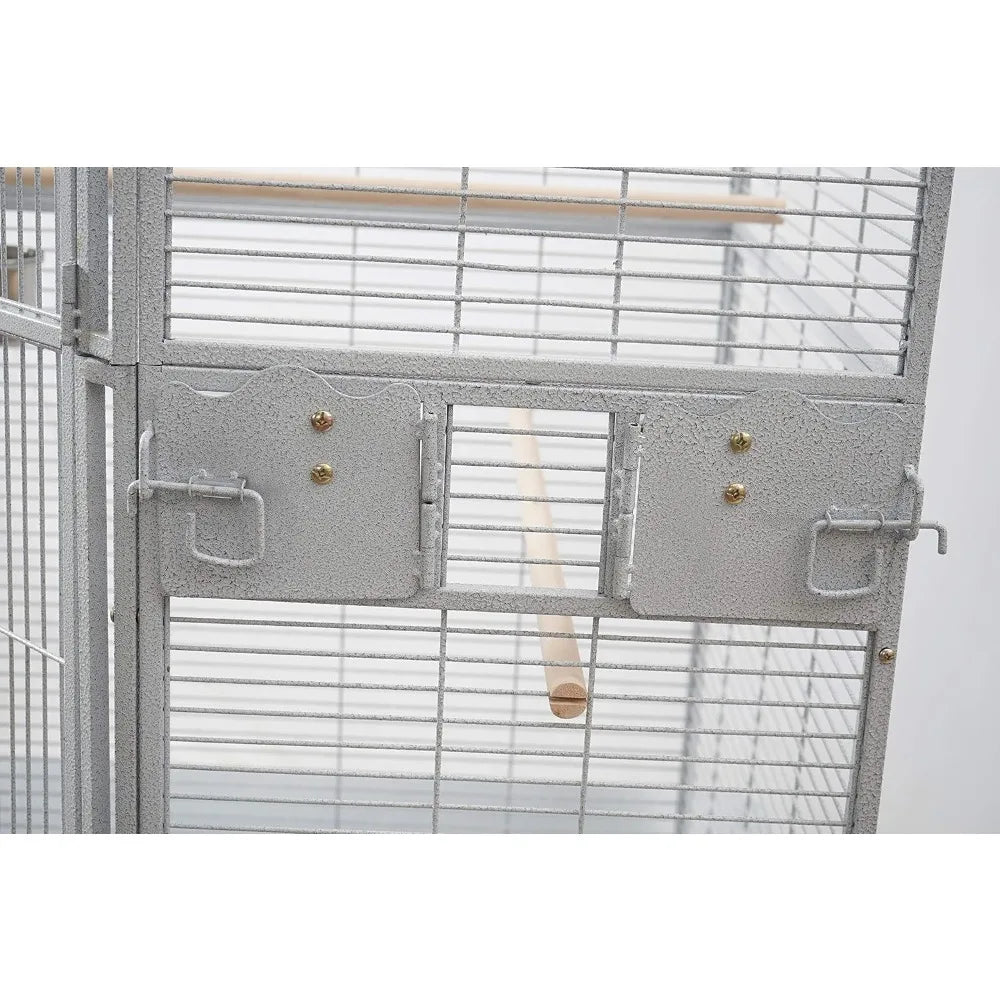 Gap Corner Bird Cage Metal For Cockatiel Parakeet Indoor