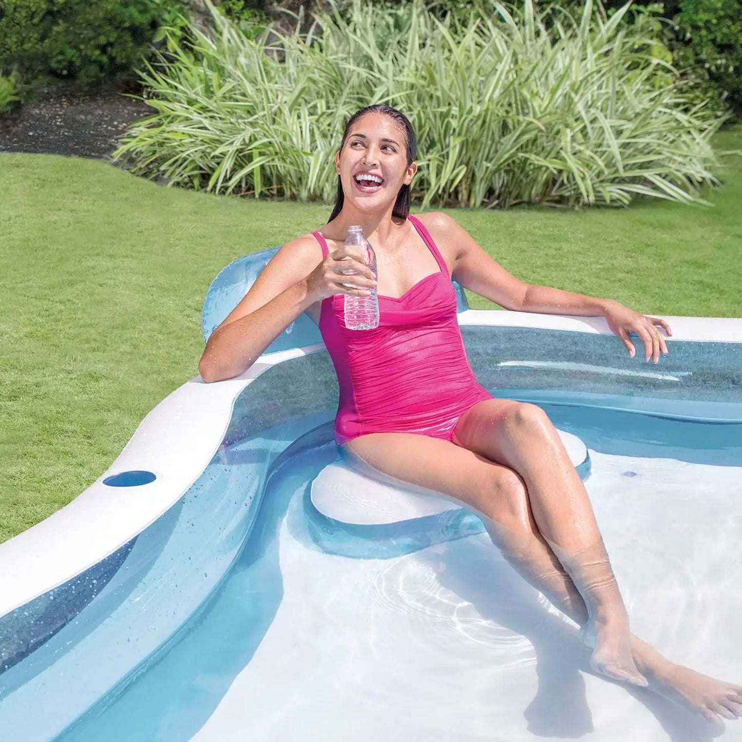 Inflatable Family Pool For Ages Three Plus Premium PVC