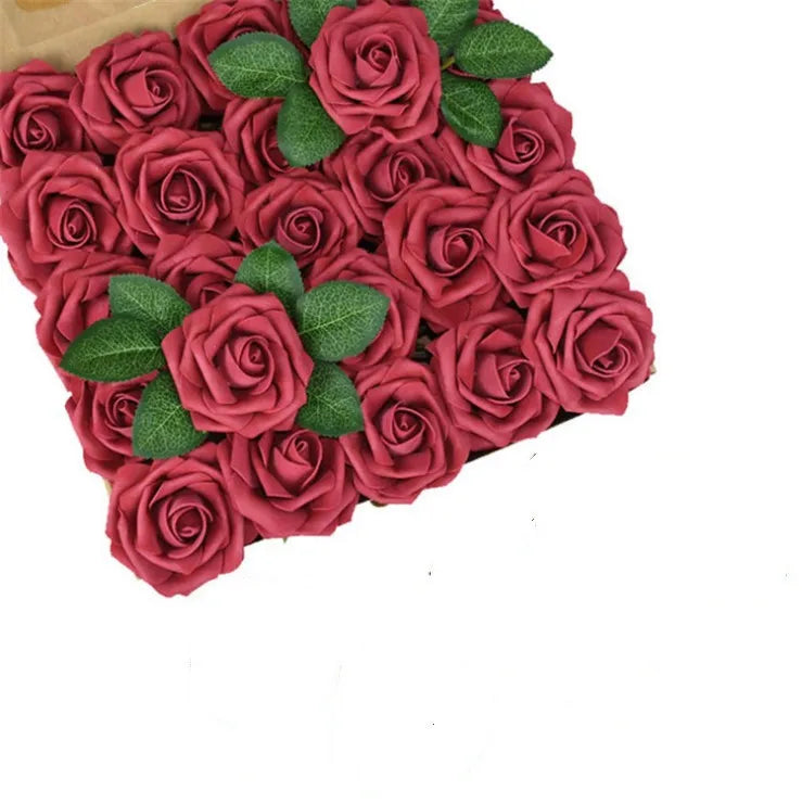 Artificial Foam Rose Flowers for Weddings Bouquets and Centerpieces