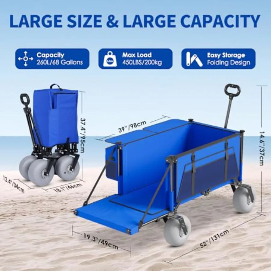 LISM Beach Wagon All Terrain Heavy Duty With Wheels