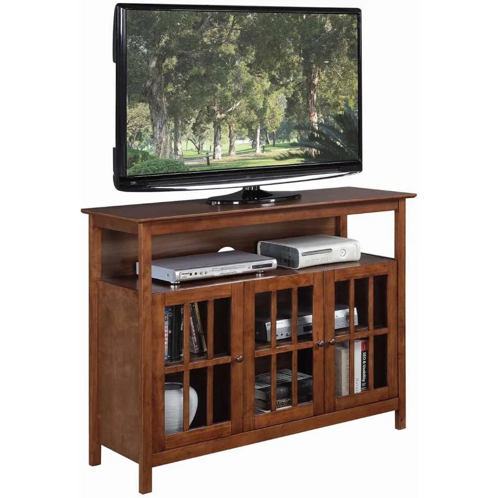 ZHUOTING Ultimate ContemporaryElegant TV Stand With SecretCompartmentStorageSolutions