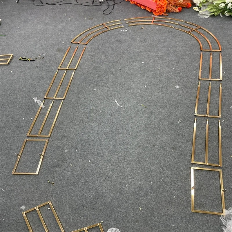 Stainless Steel Wedding Arch Stand Balloon Backdrop