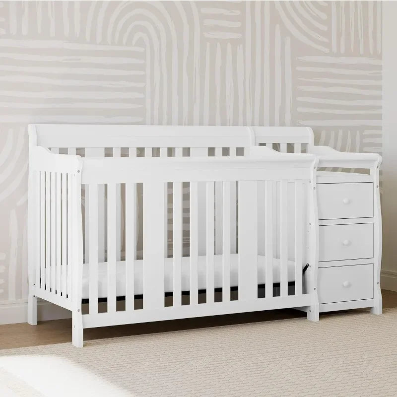 Devine In And Out Portofino 5 In 1 Convertible Crib Changer