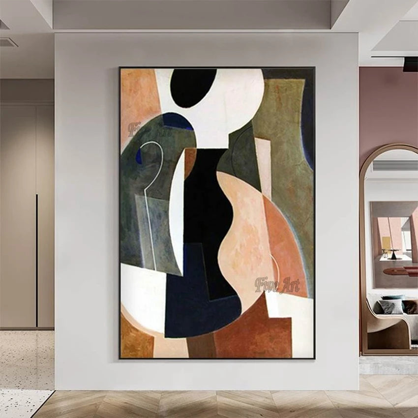 Handmade Abstract Oil Painting Canvas Wall Art