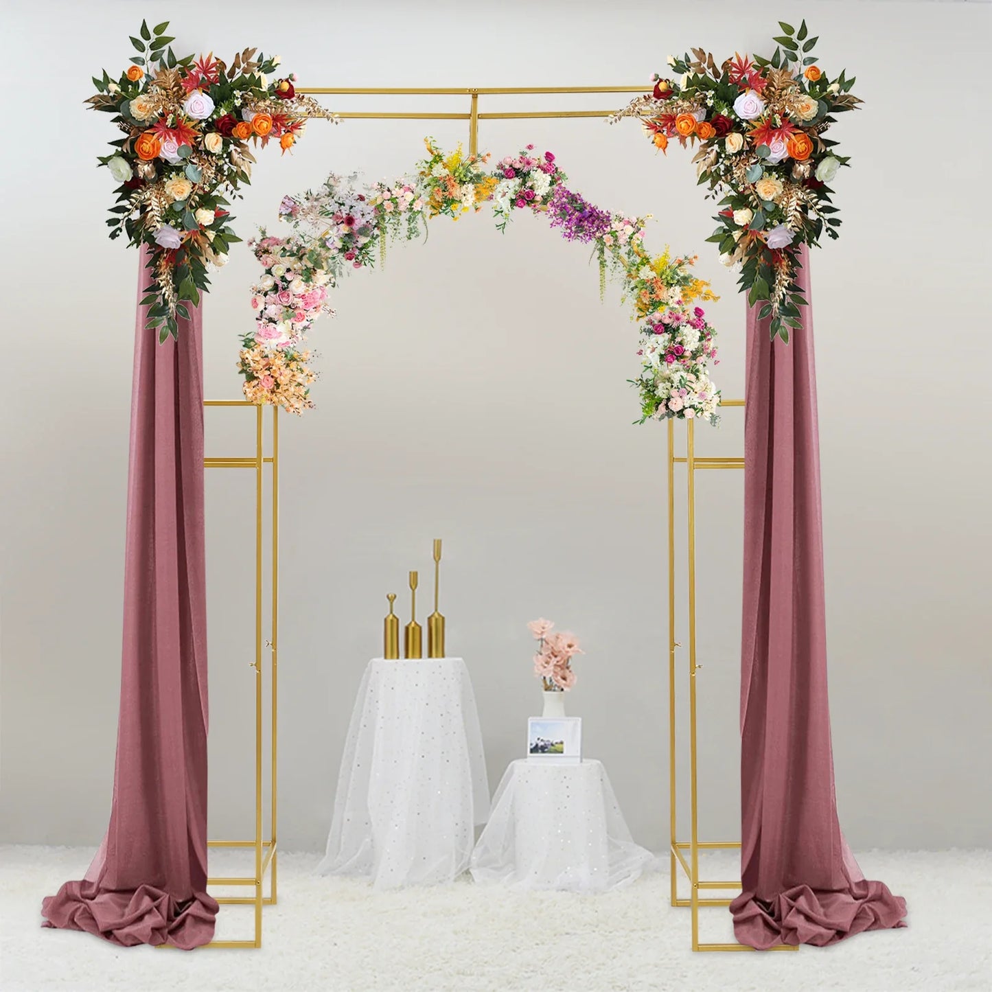 Garden Wedding Arch Stand Arbor Frame For Ceremony