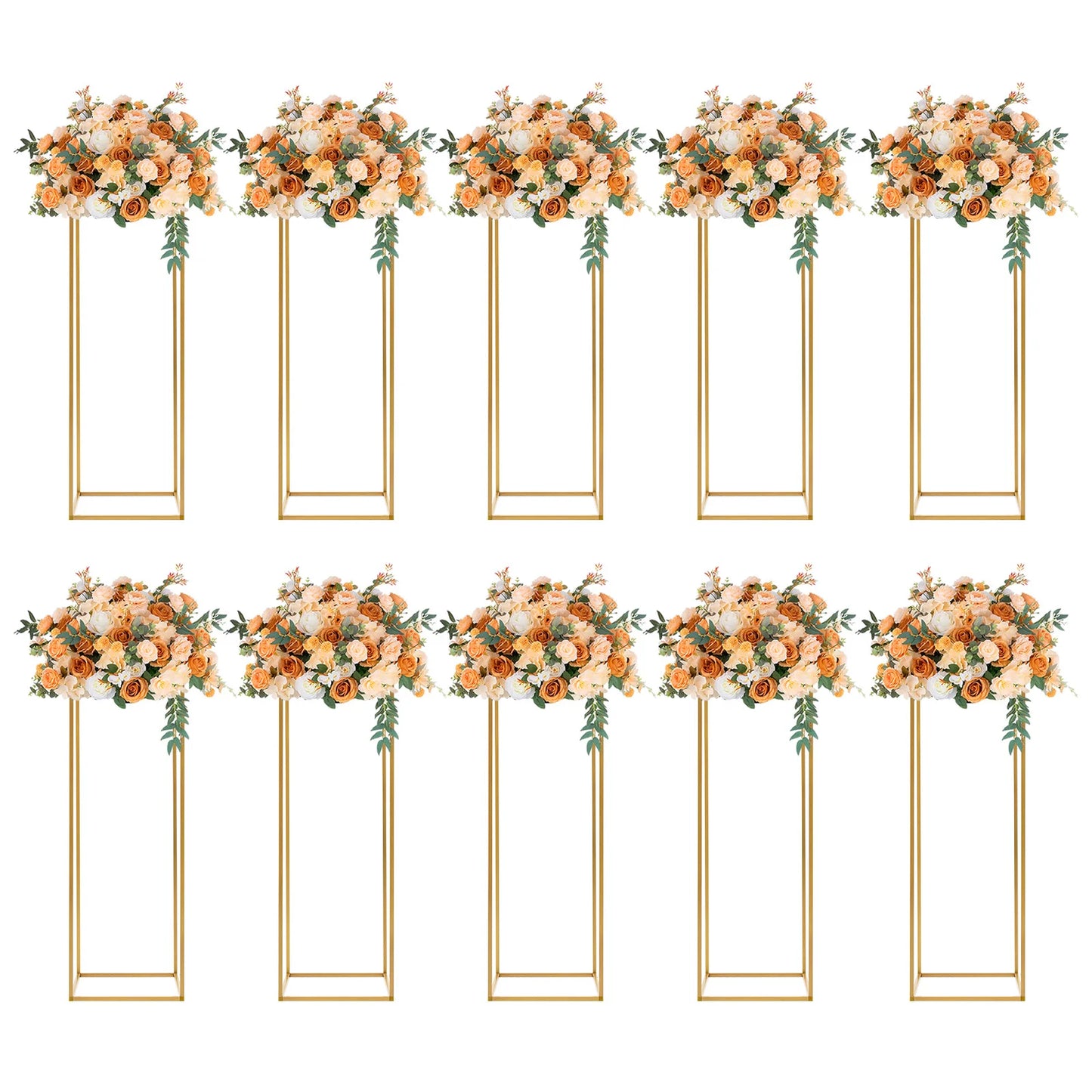 Flower Stand Metal Wedding Column Vases For Events