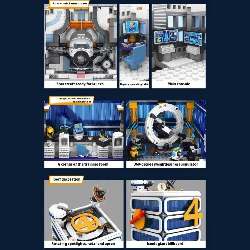 Barweer 6135PCS Four Heroes Tower House Building Blocks Set