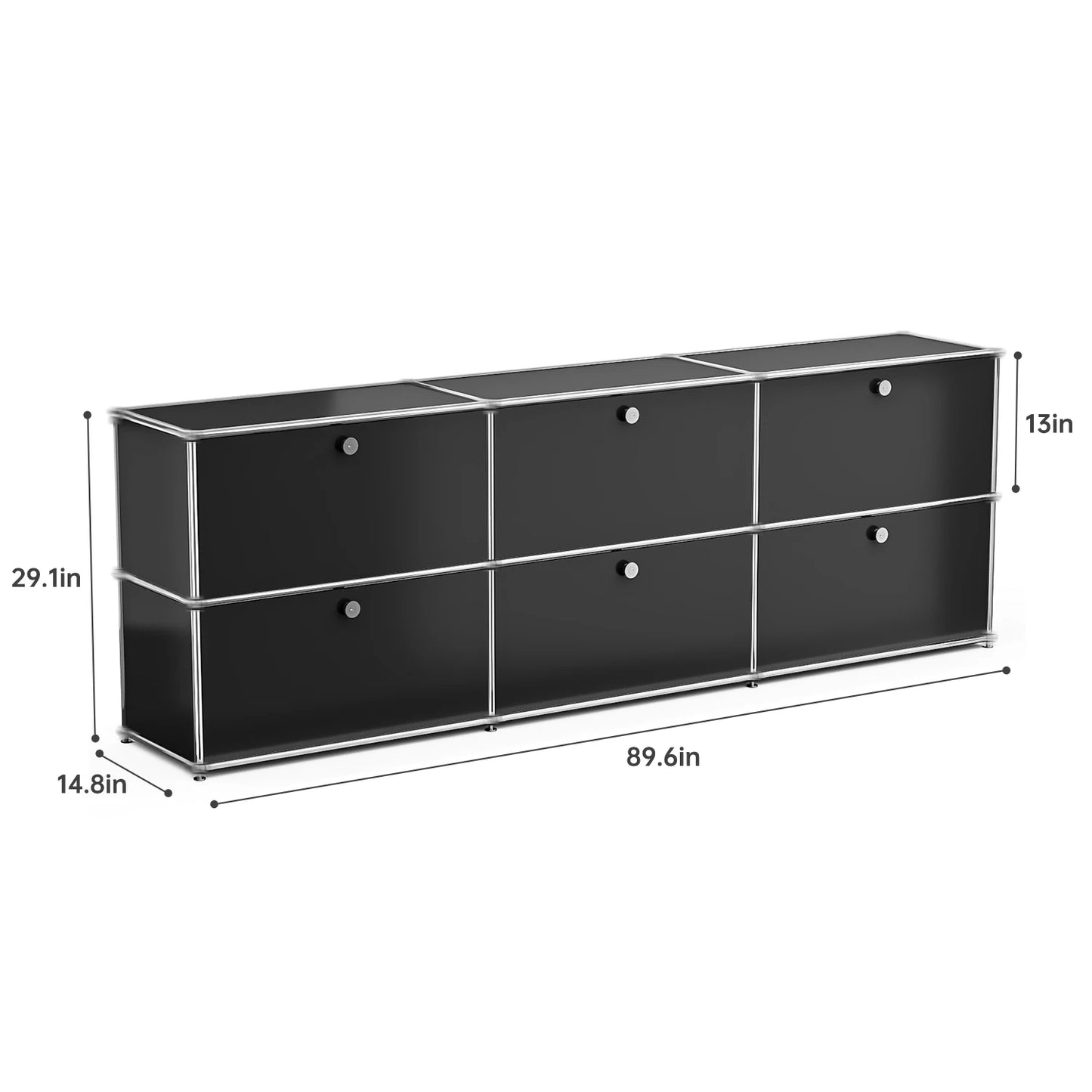 Stainless Steel Storage Cabinet For Living Room And Office