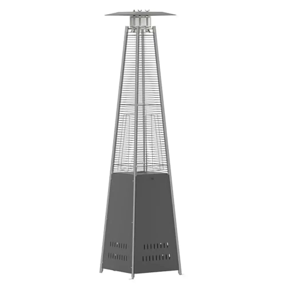 XMSJ Portable Gas Patio Heater 42000 BTU Stainless Steel