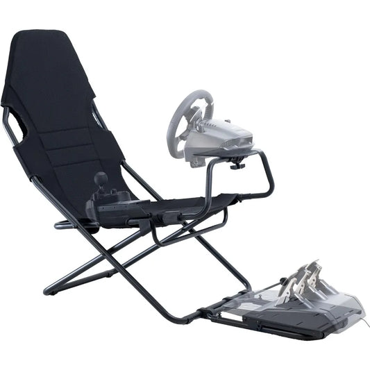 RBXCH Foldable Racing Simulator Cockpit Seat Wheel Stand