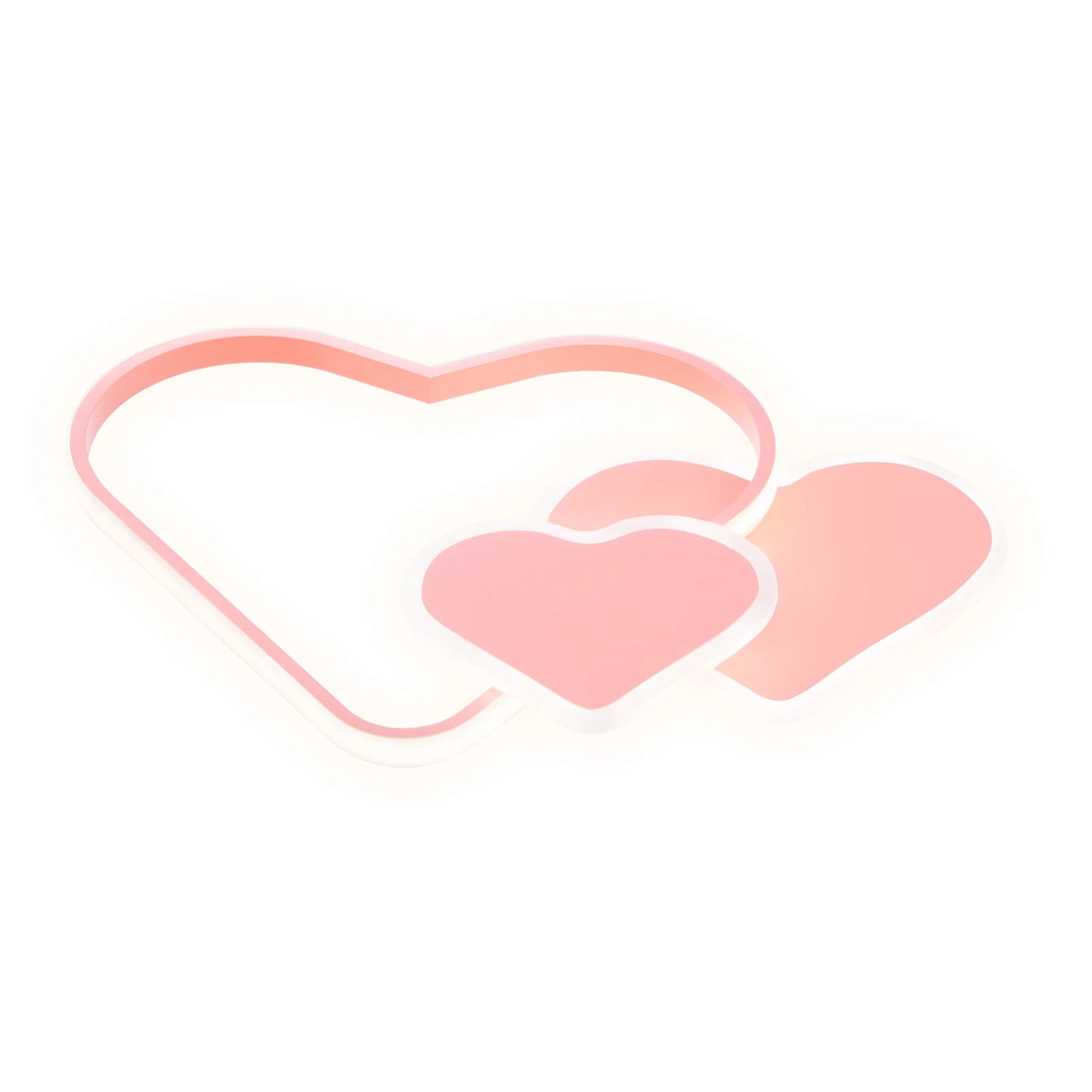 Heart Shaped LED Light Ceiling Lamp With Remote Control