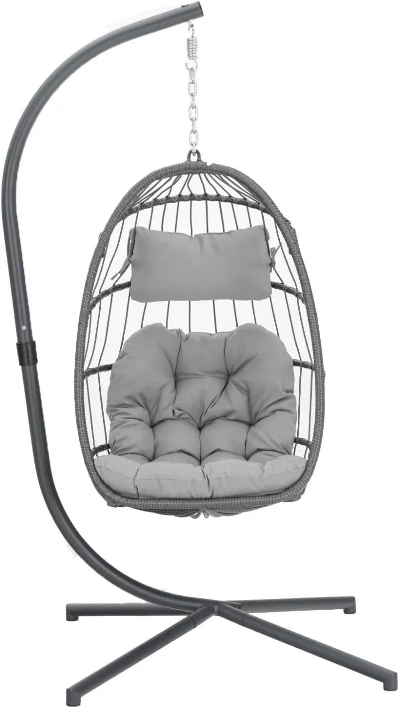 Hign-concerned Egg Swing Chair Stand Rattan Wicker Indoor