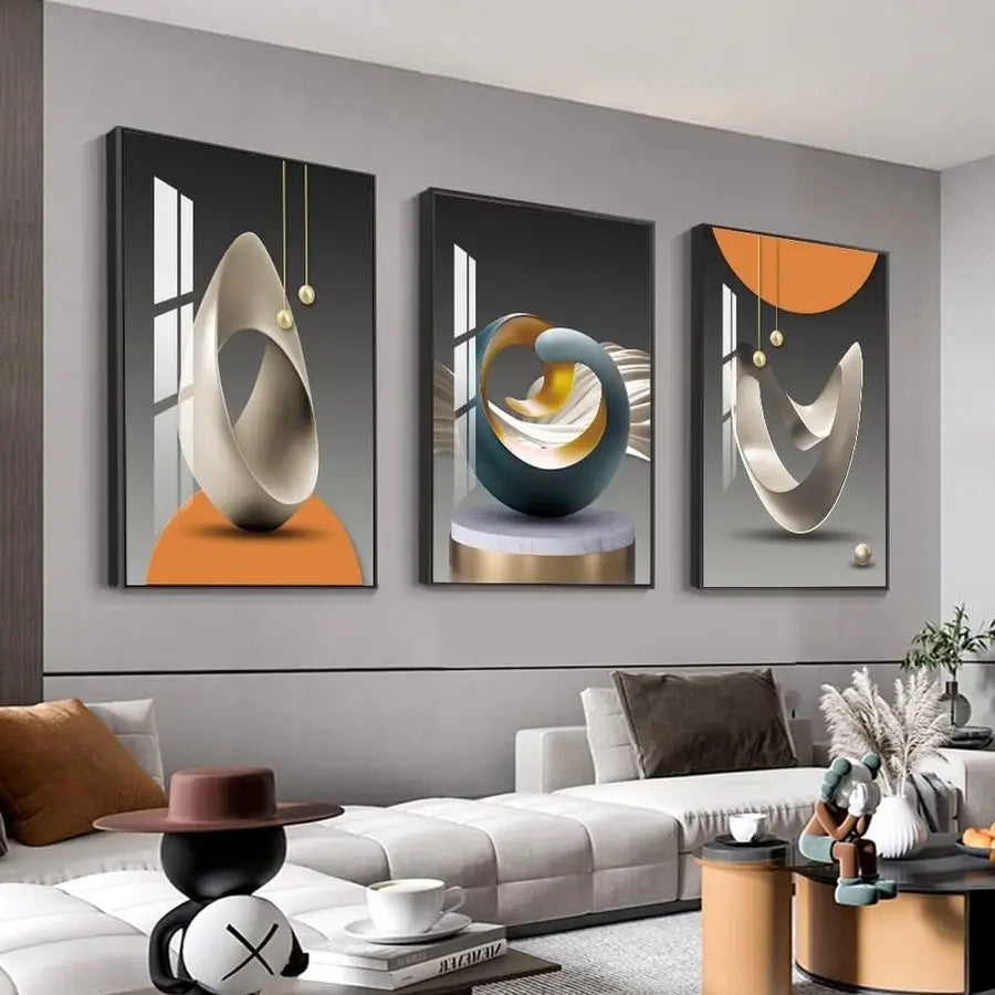 Abstract Modern Wall Art Print Framed Home Decor Gallery