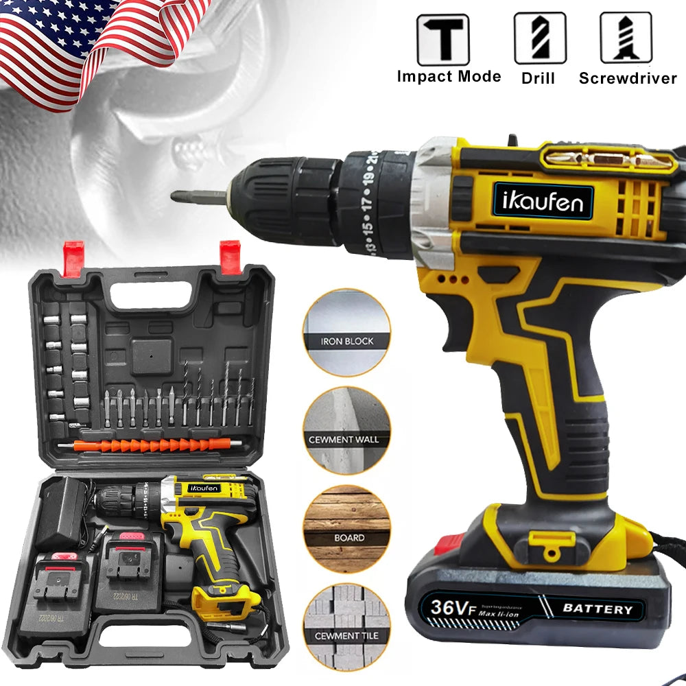 21V Cordless Lithium Battery Drill by NoEnName