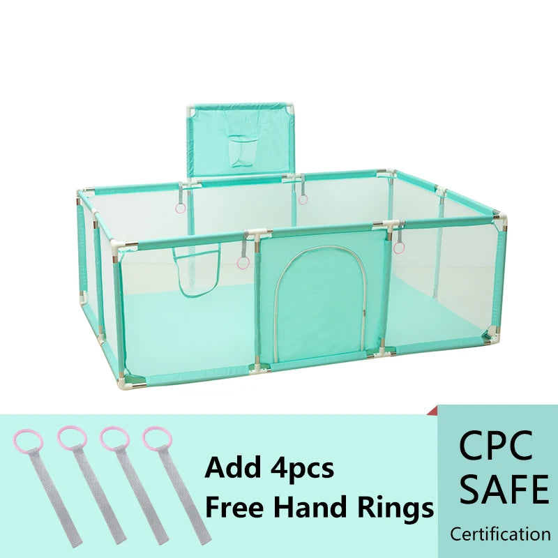 IMBABY Child Playpen and Basketball Fence Safety Barrier